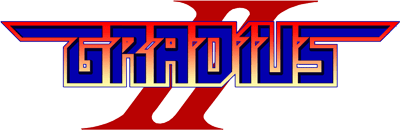 Gradius II logo for Famicom